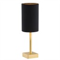 Argon ABRUZZO 8031 lampa stołowa z czarnym, welurowym abażurem