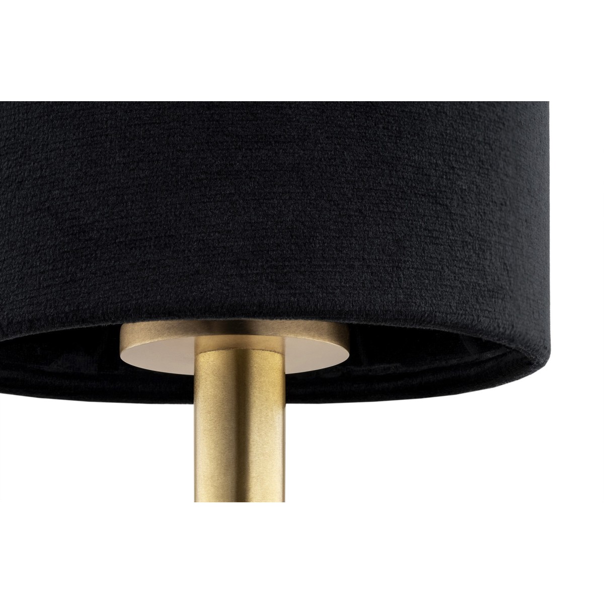 Argon ABRUZZO 8031 lampa stołowa z czarnym, welurowym abażurem