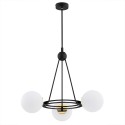 Argon AMALFI 6150 lampa wisząca z kulistymi, mlecznymi kloszami