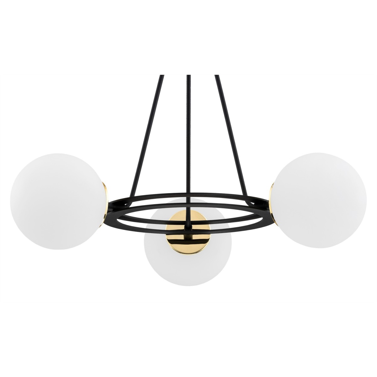 Argon AMALFI 6150 lampa wisząca z kulistymi, mlecznymi kloszami