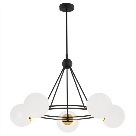Argon AMALFI 2119 lampa wisząca z kulistymi, mlecznymi kloszami