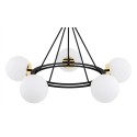 Argon AMALFI 2119 lampa wisząca z kulistymi, mlecznymi kloszami