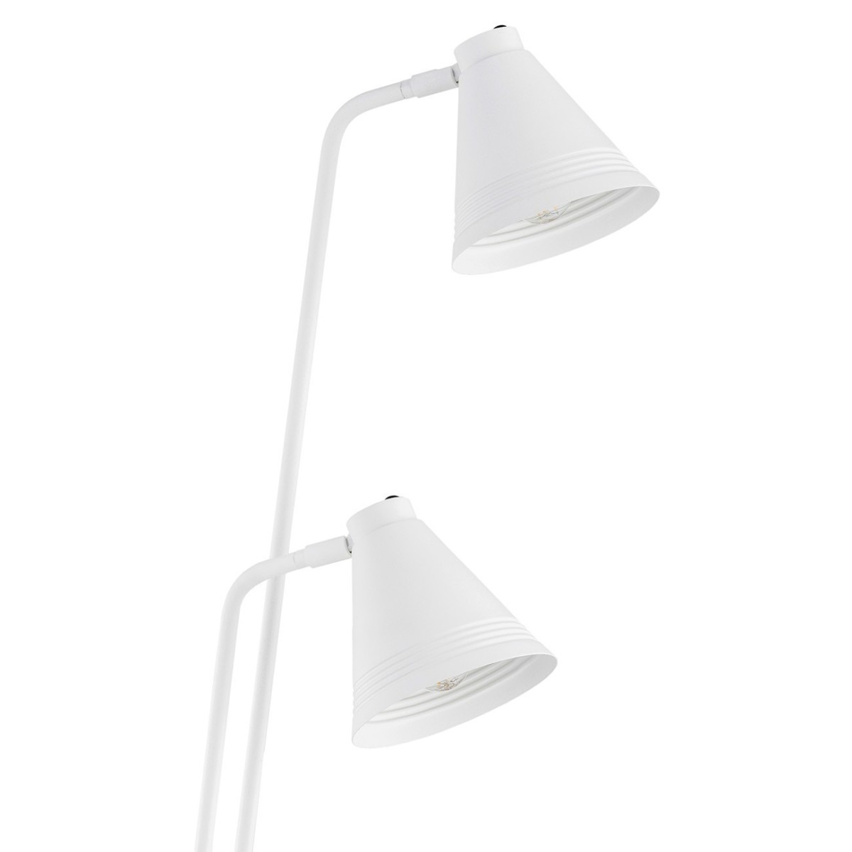 Argon AVALONE 7076 biała lampa podłogowa z dwoma kloszami