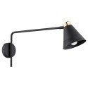 Argon AVALONE 8009 czarny kinkiet z ruchomym ramieniem