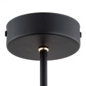 Argon CHARLOTTE 2118 czarna lampa wisząca z elementami mosiądzowanymi