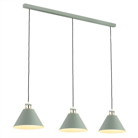 Argon ORTE 6177 szałwiowa lampa wisząca z elementami mosiądzowanymi
