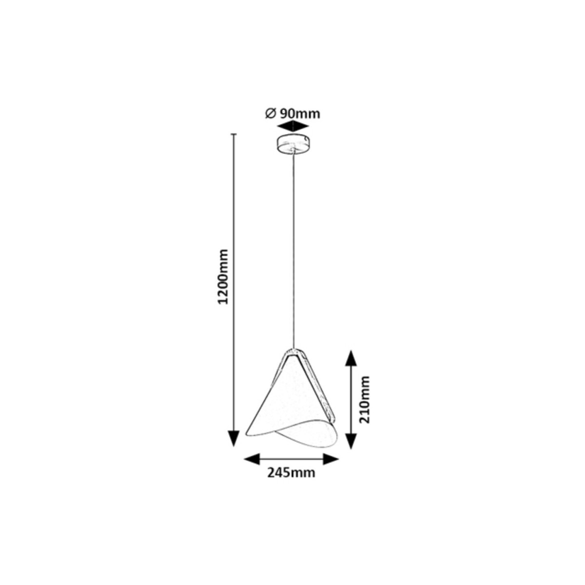 Rabalux Neva 6649 - typ - Lampy wiszące