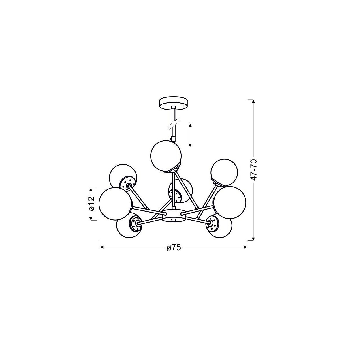 Candellux BEST 38-67289 8xE14