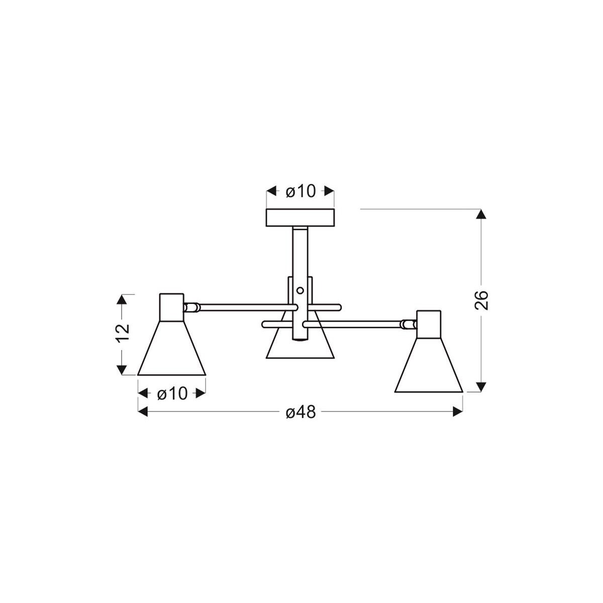 Candellux LESS 33-70975 3xE14