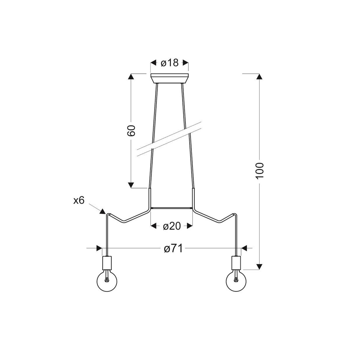 Candellux BASSO 36-71026 6xE27
