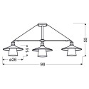 Candellux LOFT 33-43115 3xE27