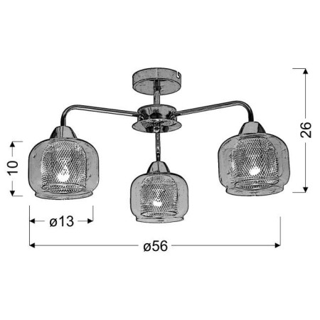Candellux RAY 33-67081 3xE14