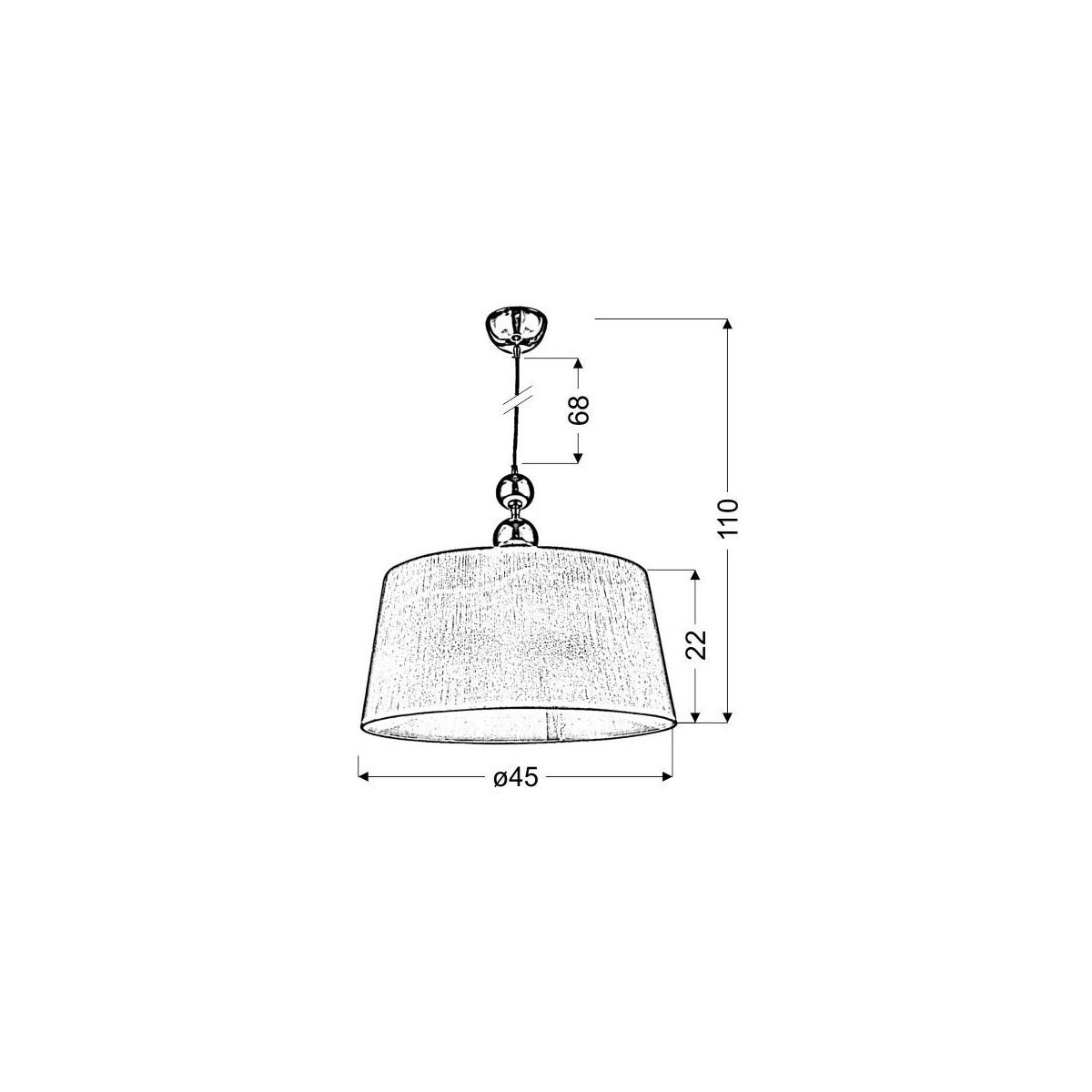 Candellux CLARA 31-21601 1xE27