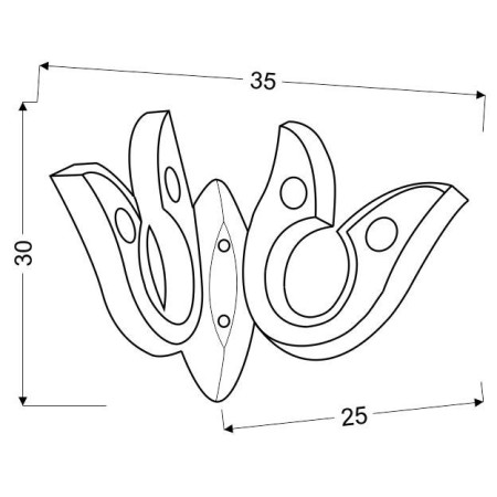 Candellux VENEZIA 22-55507 1xLED - 200 lm - 6000K