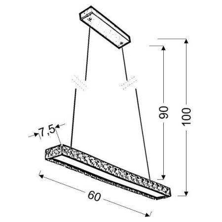Candellux SYMPHONY 31-55743 1xLED - 1200 lm - 20W LED - 4000K