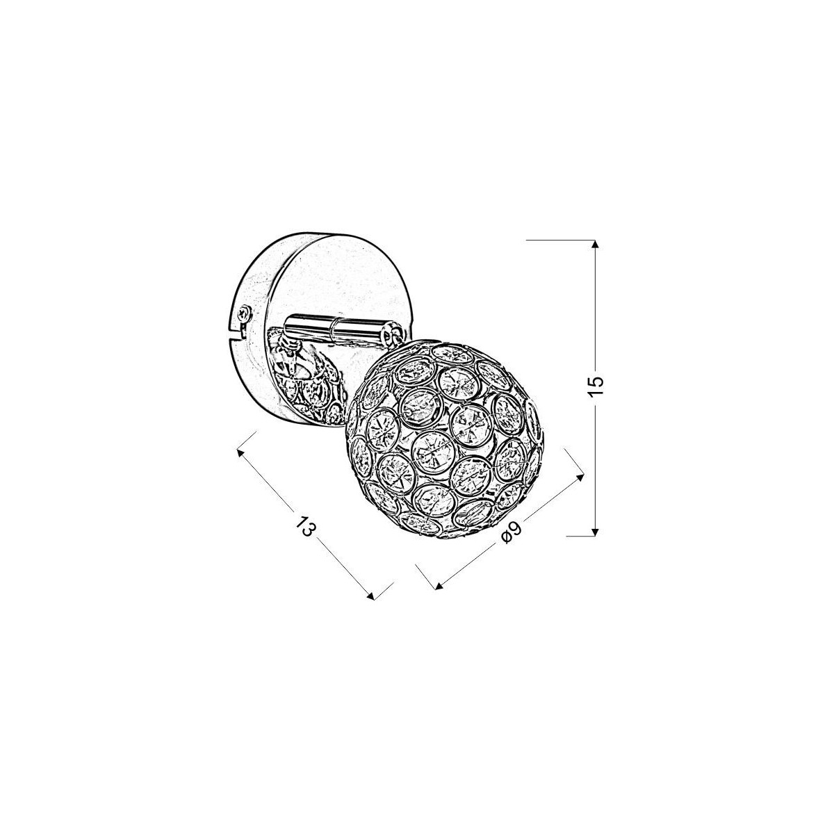 Candellux STARLET 91-85781 1xG9