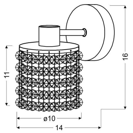 Candellux ROYAL 21-08421 1xG9