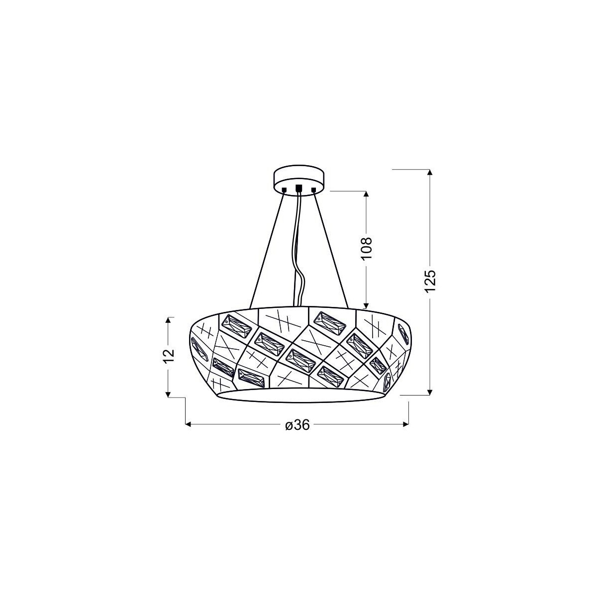 Candellux GLANCE 31-59154 4xG9