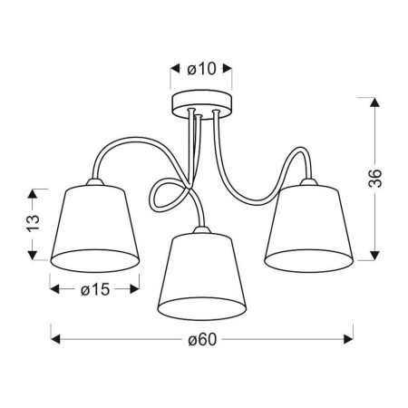 Candellux LUK 33-70746 3xE14