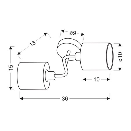 Candellux SAX 22-70678 2xE14