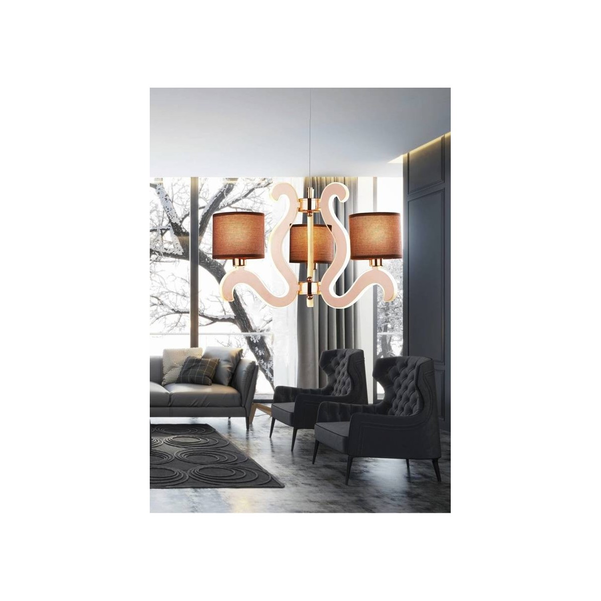 Candellux AMBROSIA 33-33888 6xE14 - 500 lm - 18.4W LED - 3000K