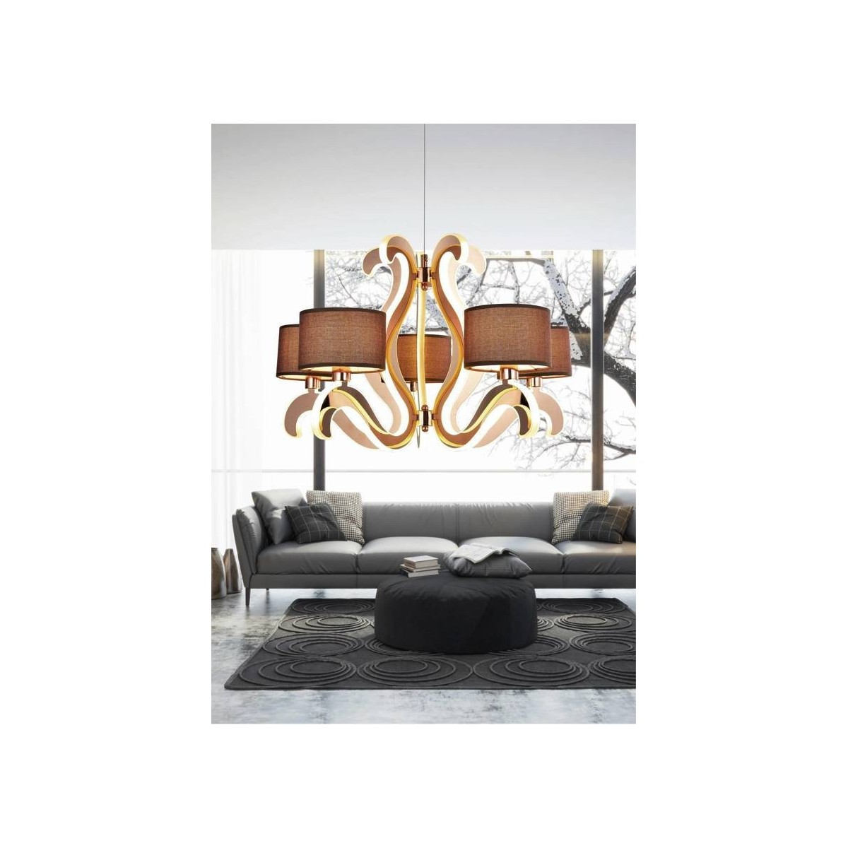 Candellux AMBROSIA 35-33918 10xE14 - 1000 lm - 43.4W LED - 3000K