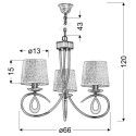 Candellux ARNIKA 33-21663 3xE14