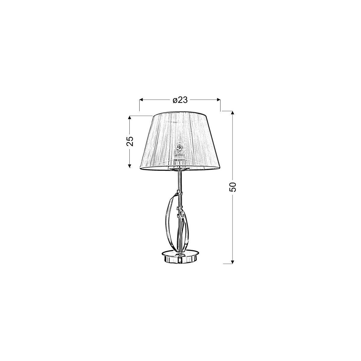Candellux DIVA 41-55071 1xE27