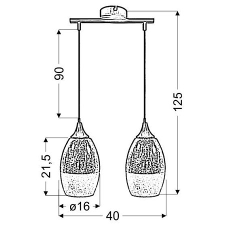 Candellux CELIA 32-51578 2xE27