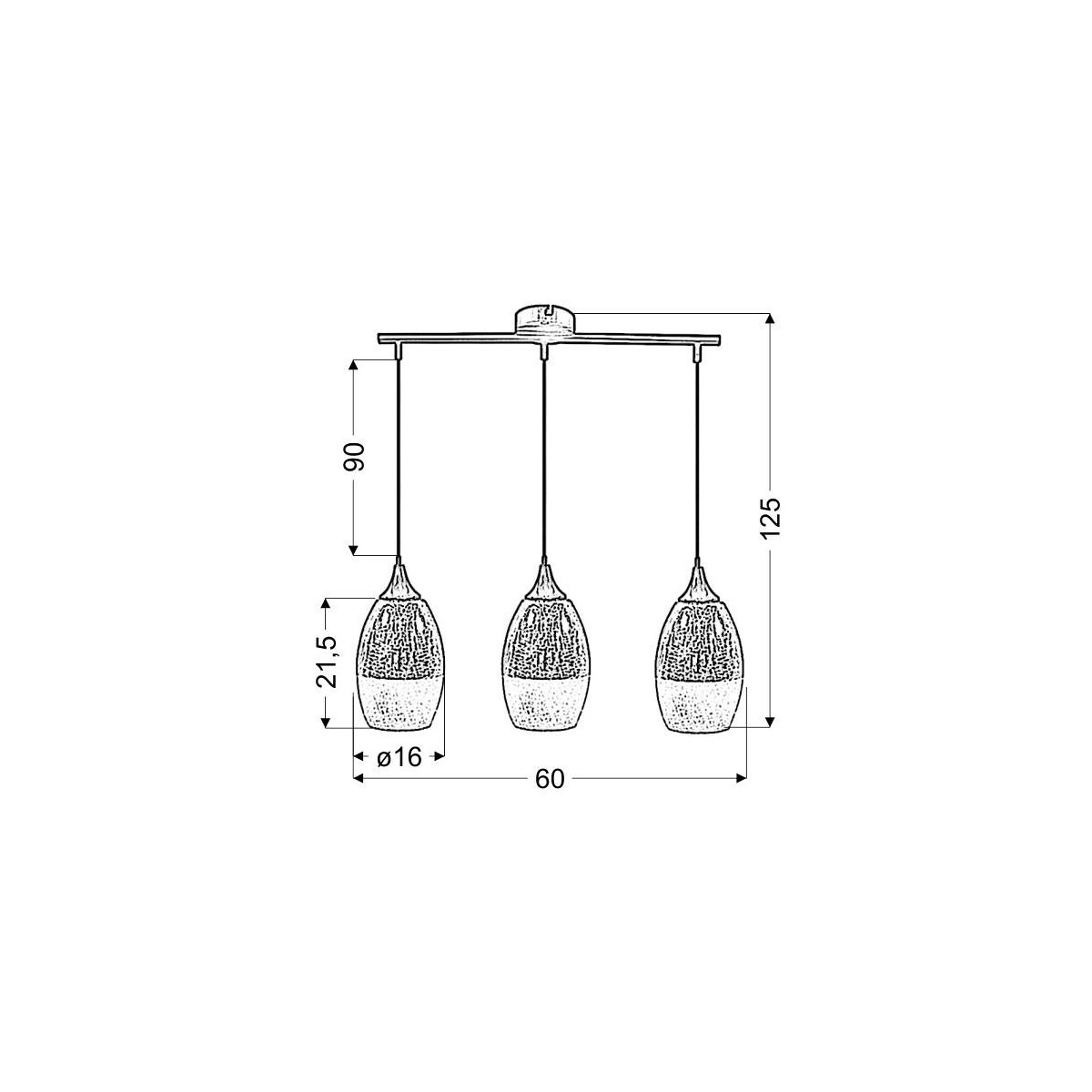 Candellux CELIA 33-51585 3xE27
