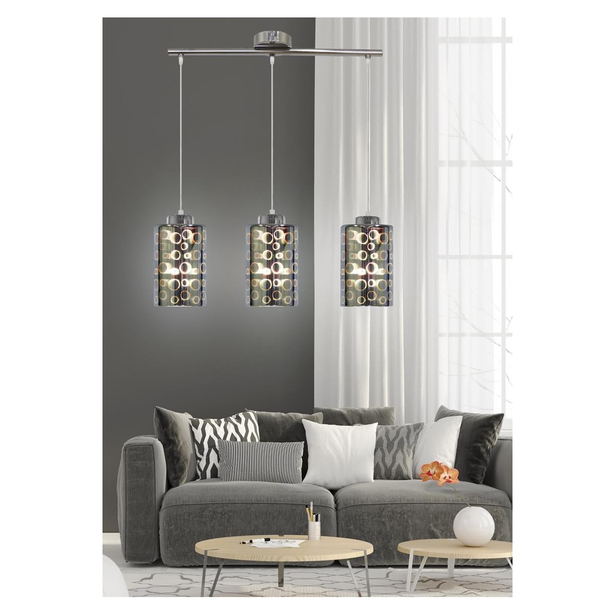 Candellux NOCTURNO 33-57709 3xE27