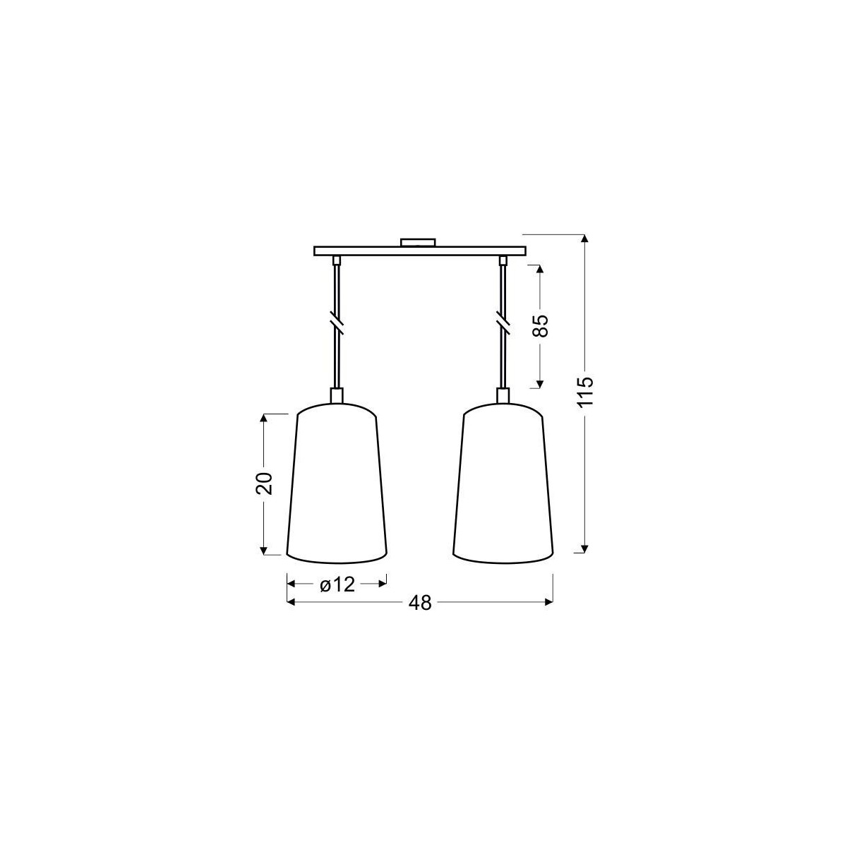 Candellux VISTA 32-64271 2xE27