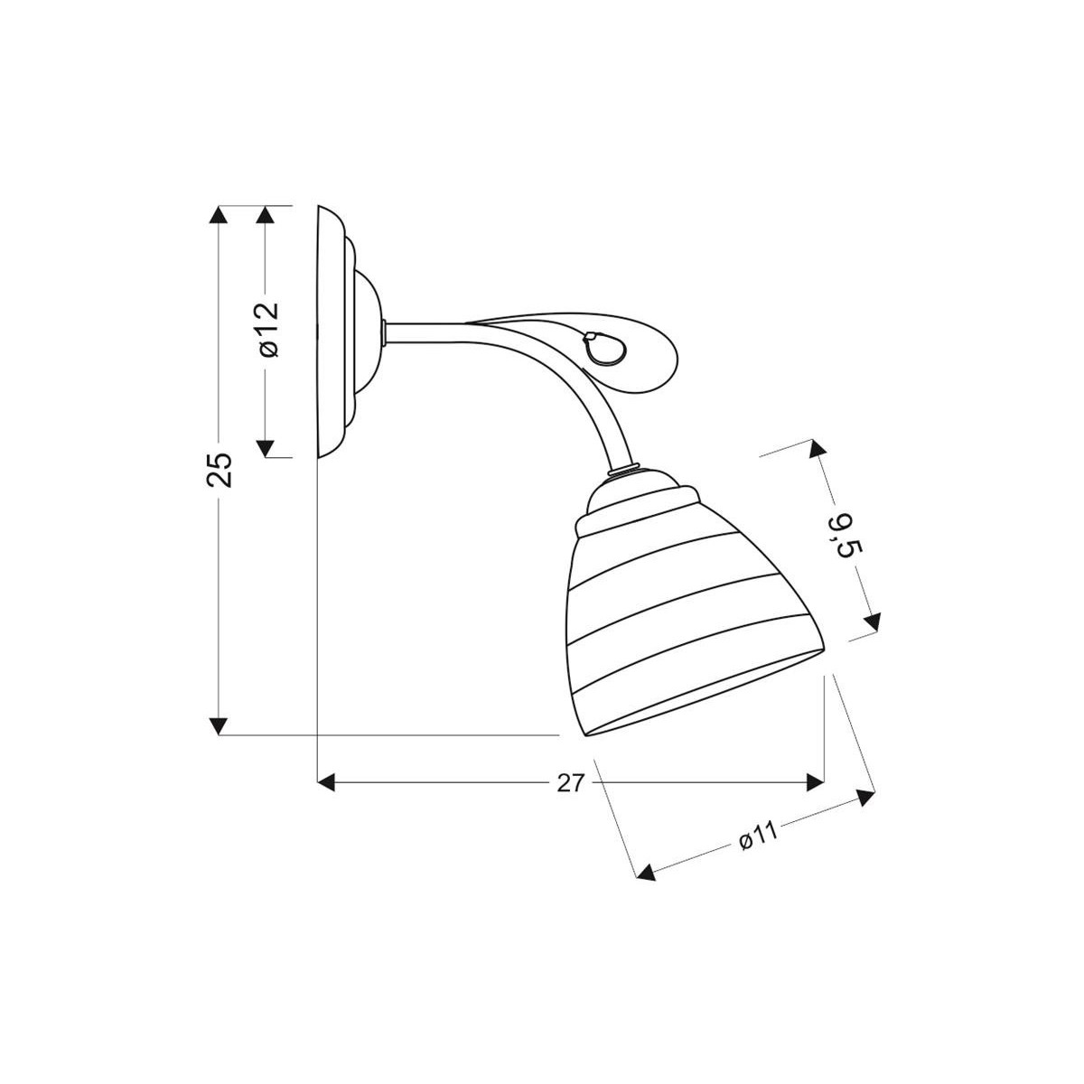Candellux SIMPLI 21-64288 1xE27