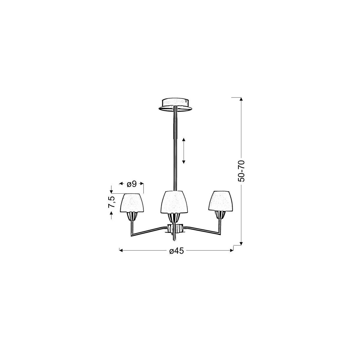 Candellux TOGO 33-10639 3xG9