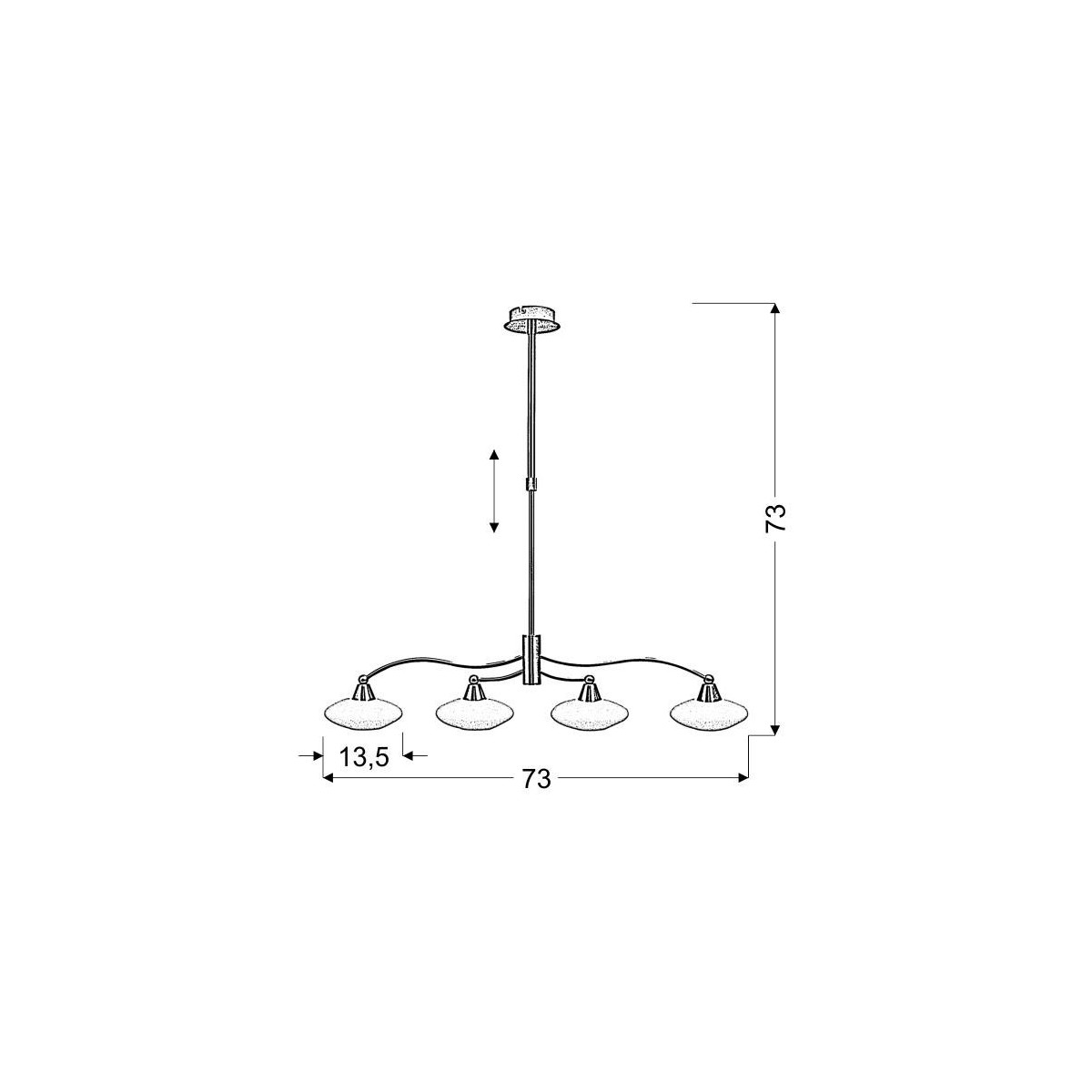 Candellux ELISA 34-05994 4xG9