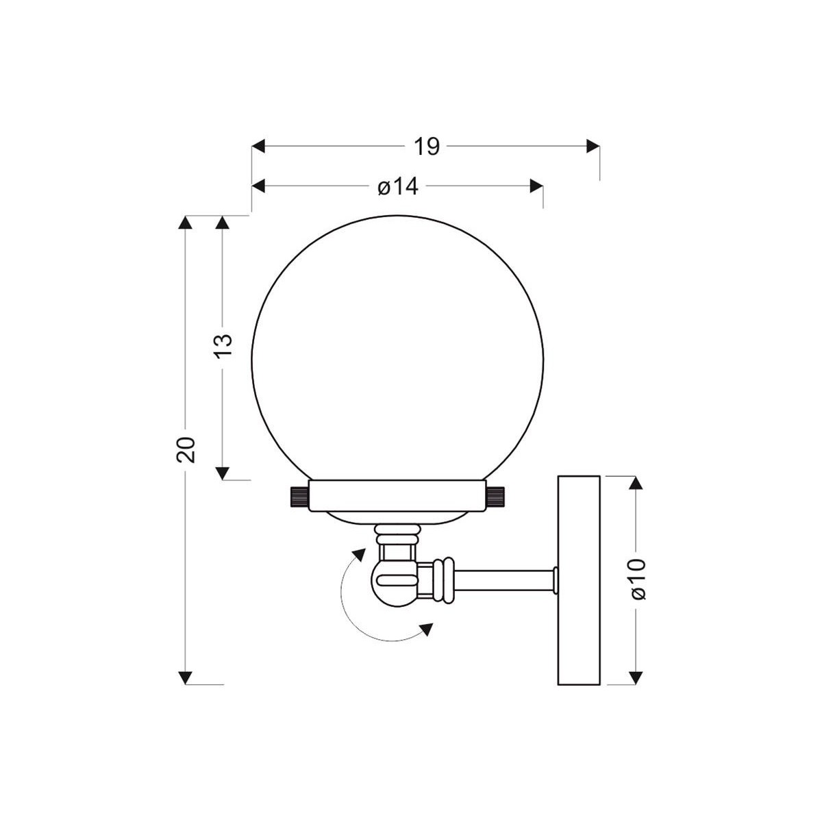 Candellux BALLET 21-70852 1xE27