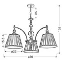 Candellux AUSTIN 33-13842 3xE14