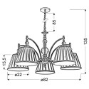 Candellux AUSTIN 35-13859 5xE14