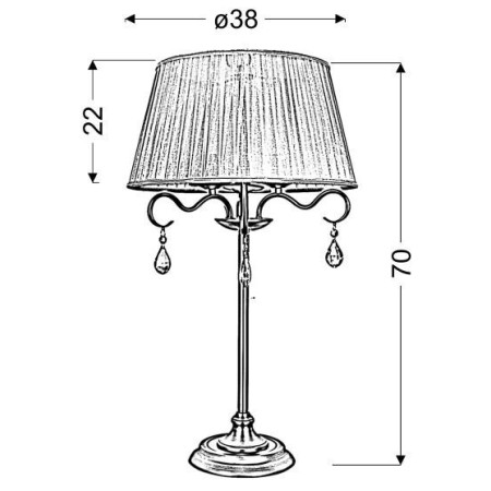 Candellux FIESTA 41-15273 3xE14