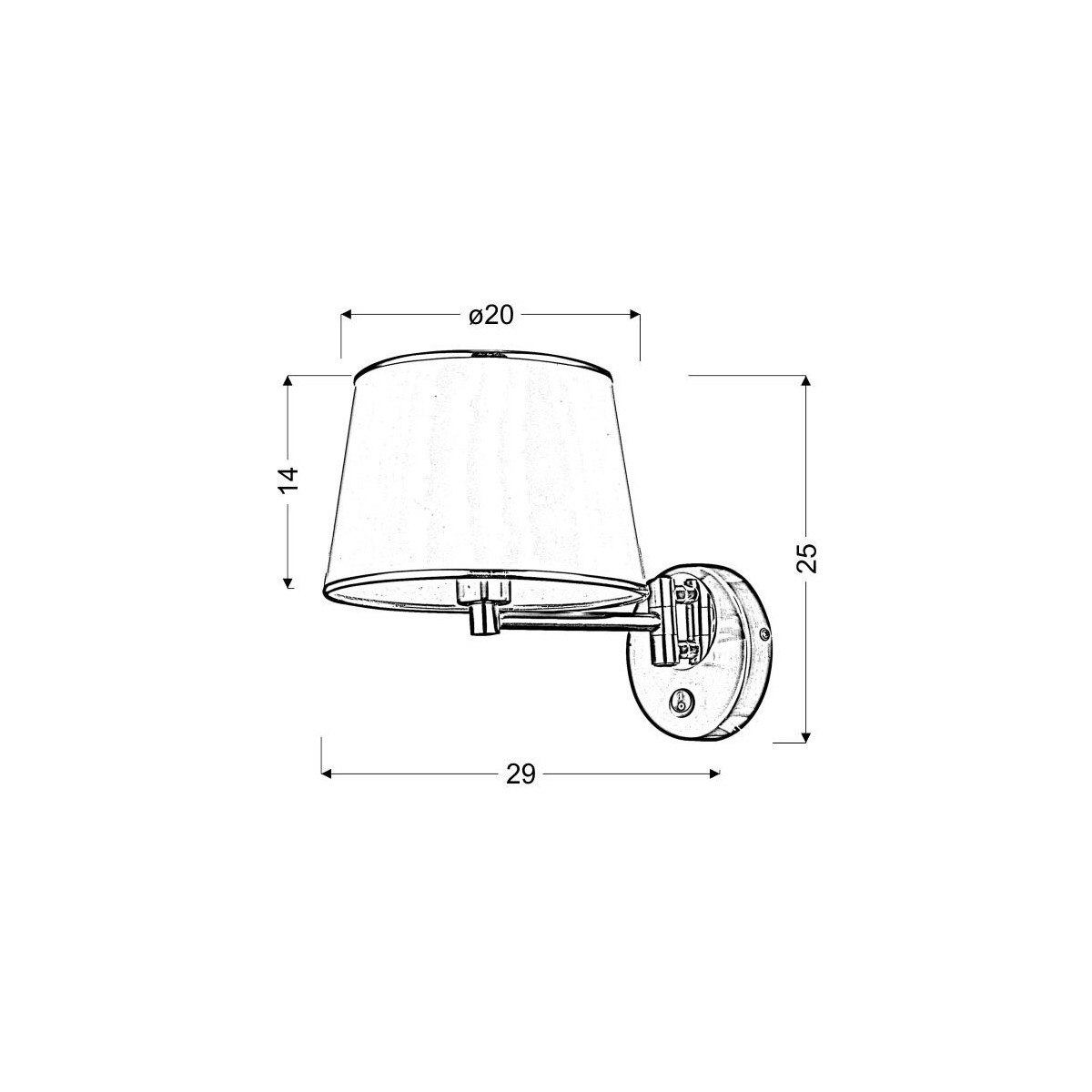 Candellux IBIS 21-00883 1xE14
