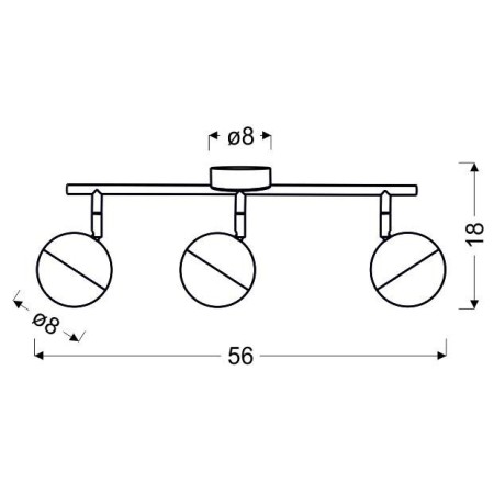 Candellux PARTY 93-67777 3xLED - 3X3W LED - RGB