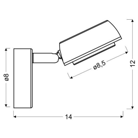 Candellux MILD 91-66534 1xLED - 200 lm - 1X6W LED - 3000K