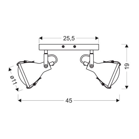 Candellux CRODO 92-71118 2xE14