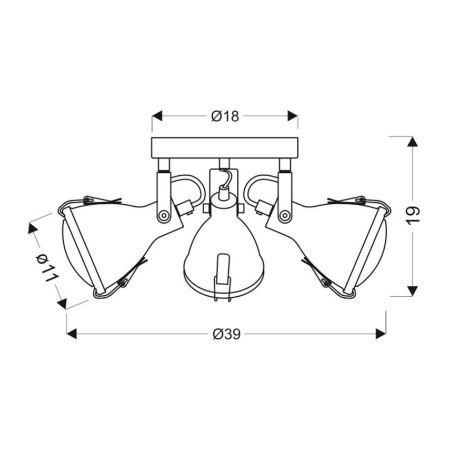 Candellux CRODO 98-71132 3xE14
