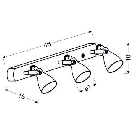 Candellux ASH 93-64301 3xGU10