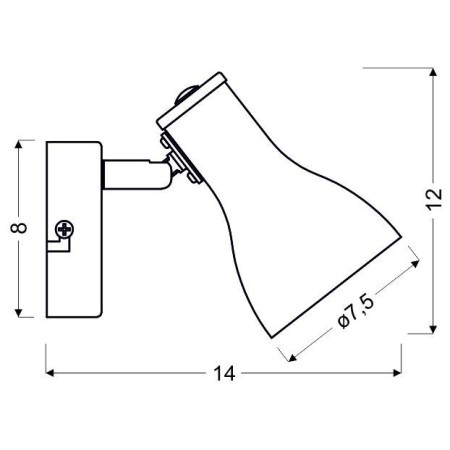 Candellux JULIE 91-66619 1xE14