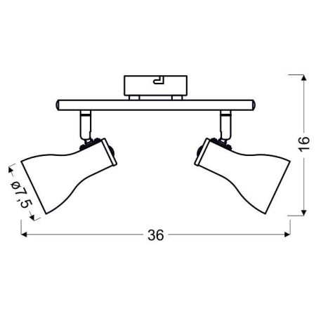 Candellux JULIE 92-66626 2xE14