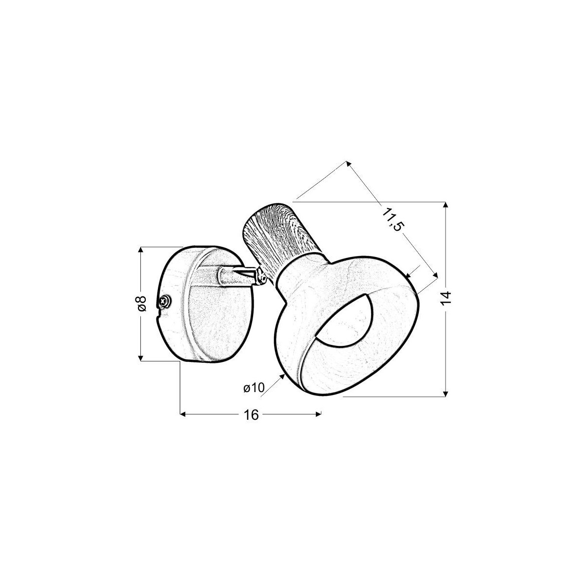 Candellux PUERTO 91-62796 1xE14