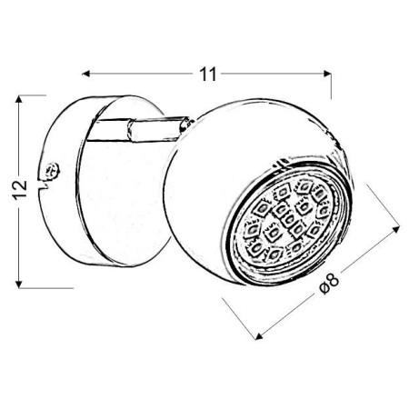 Candellux BALT 91-60594 1xGU10