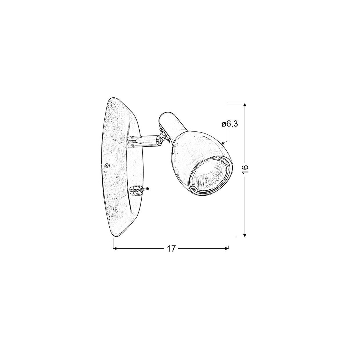 Candellux CROSS 91-32768 1xGU10